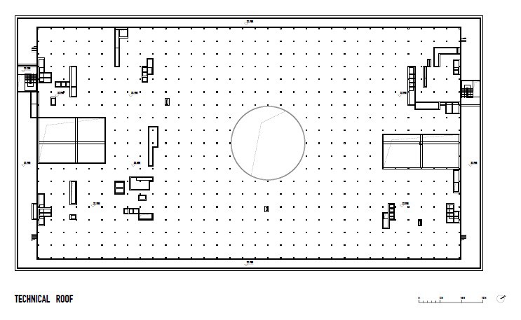 tianjinlibrary planta tecnica cubierta