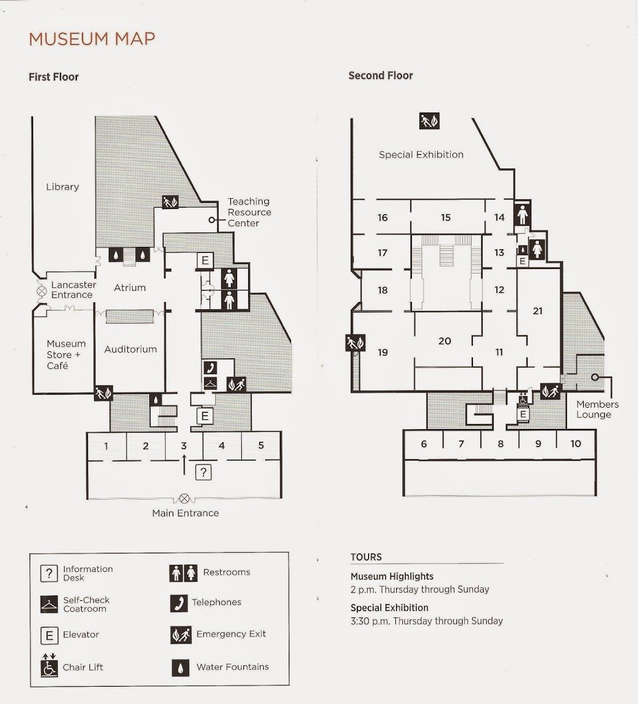 Amon Carter Museum plantas 1 y 2º